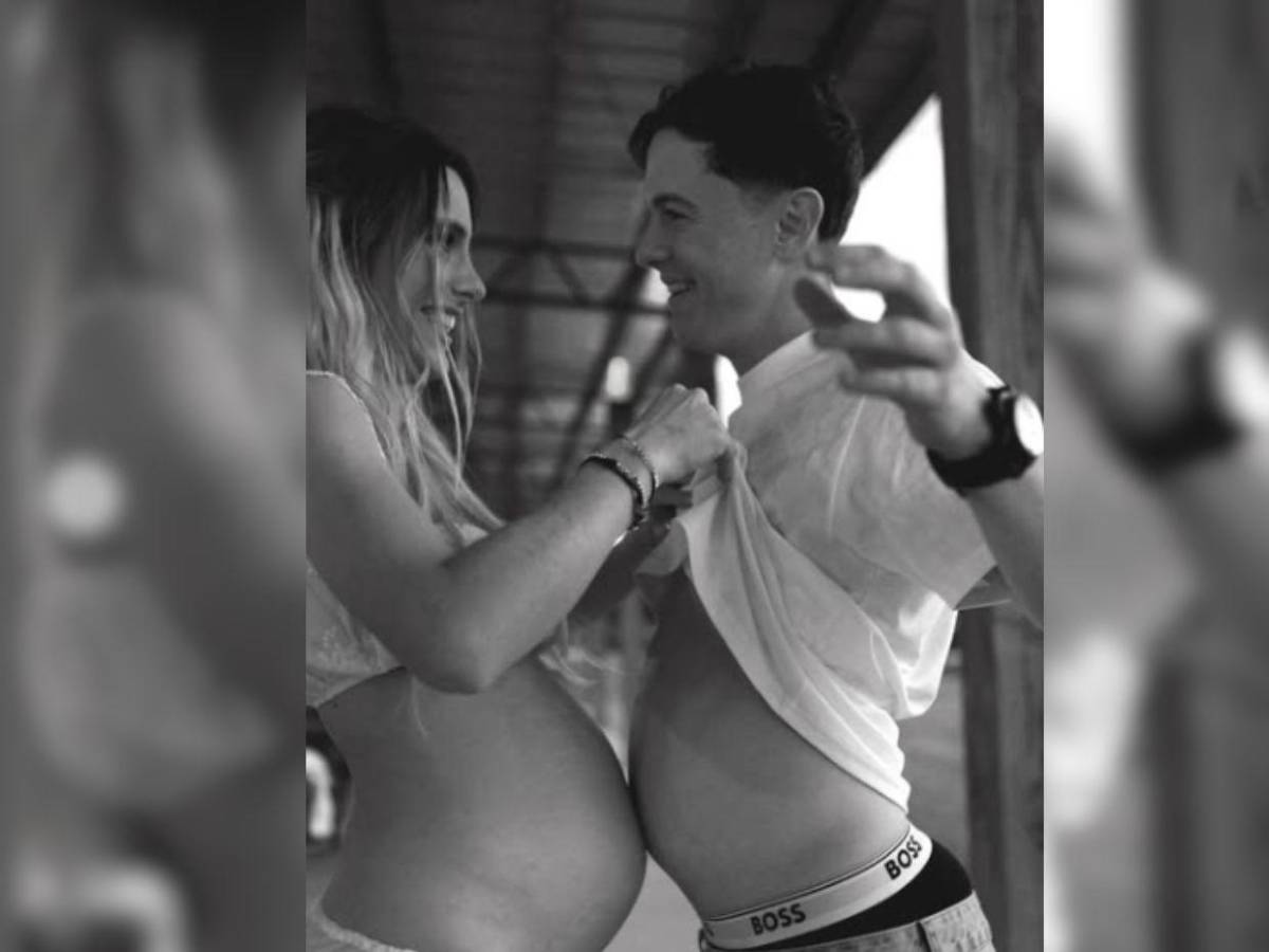 Así luce Lele Pons en su avanzado embarazo junto a  Guaynaa