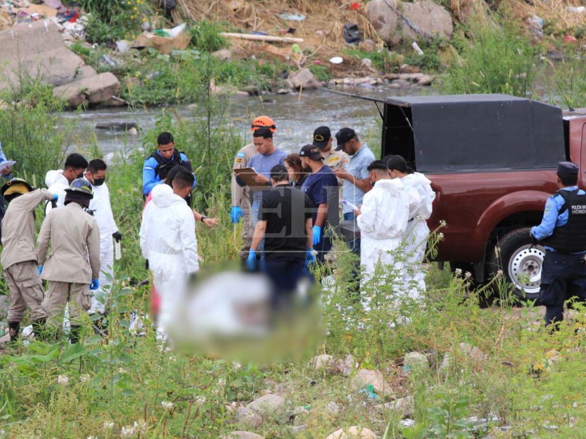 Su cuerpo ya estaba rígido: así rescataron a hombre hallado muerto en el río Choluteca