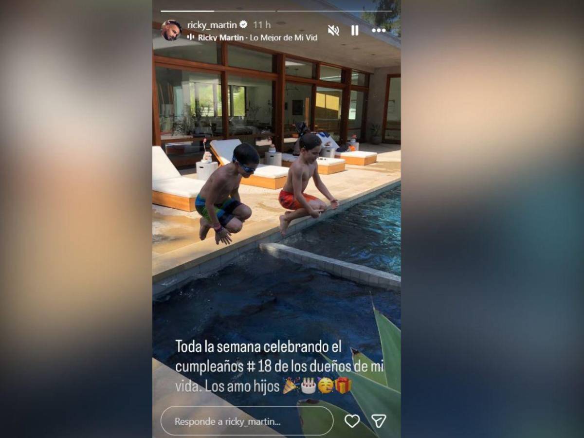 Los hijos mayores de Ricky Martin cumplen 18 años: ¿A quién se parecen?