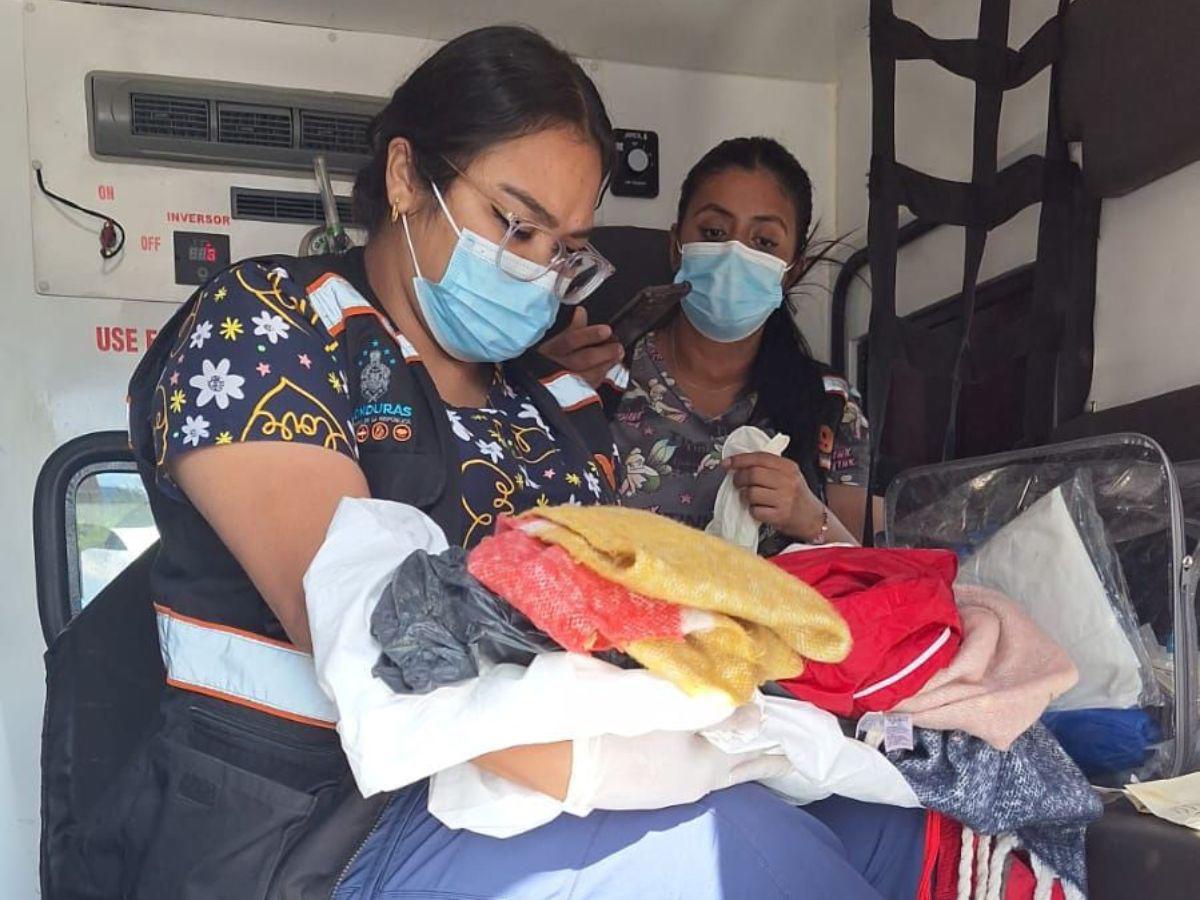 Bebé abandonado en una bolsa negra en Lepaterique: ¿Qué se sabe de su estado de salud?