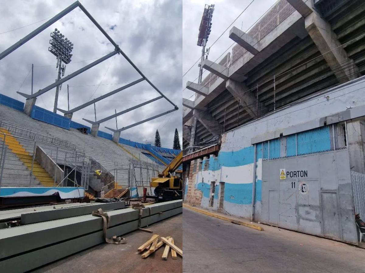 Nuevas fotos: Así va quedando el Estadio Nacional con el techo que le están instalando