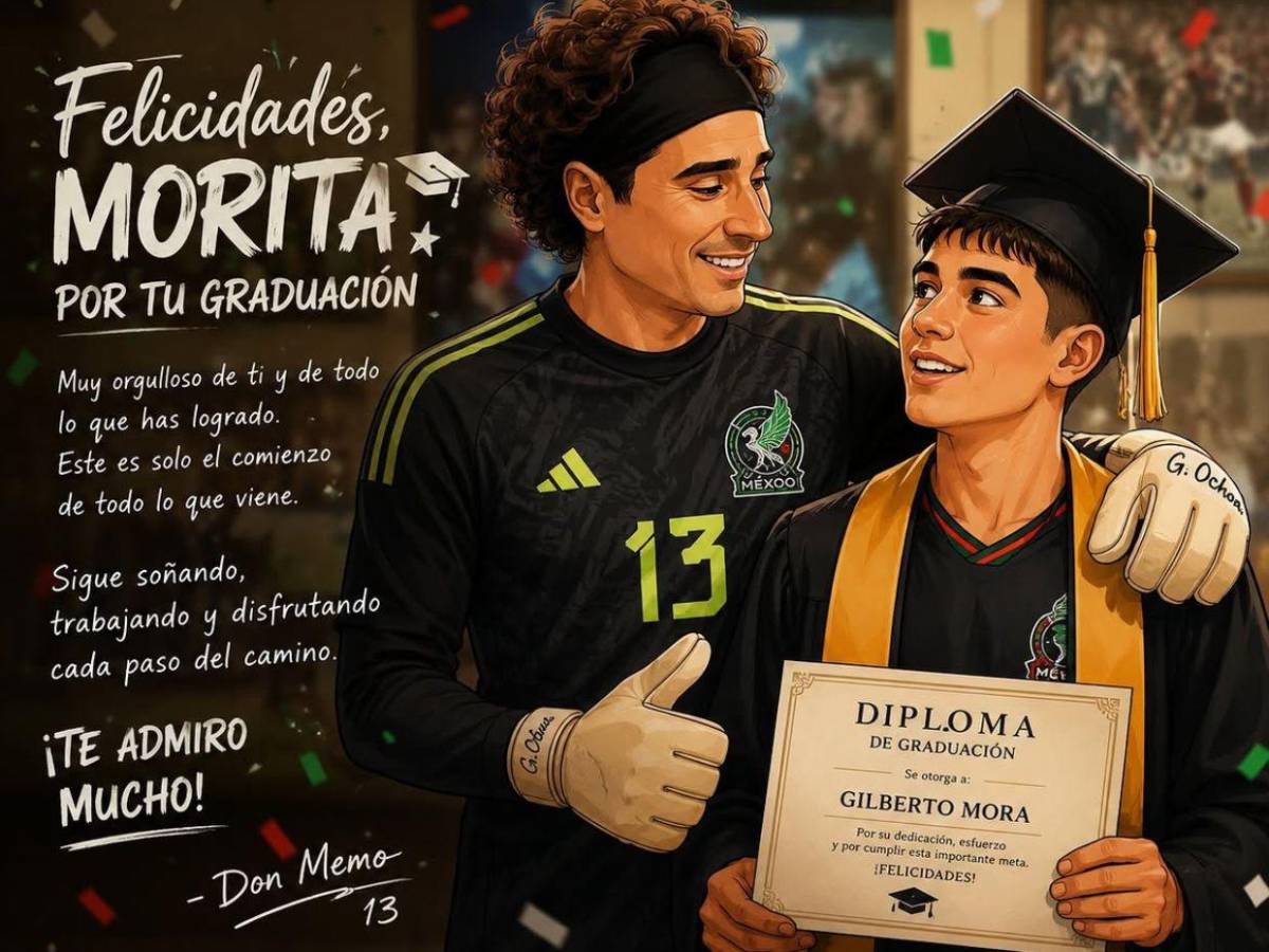¡En menos de una semana! Gilberto Mora pasó de jugar el Mundial 2026 a graduarse del colegio