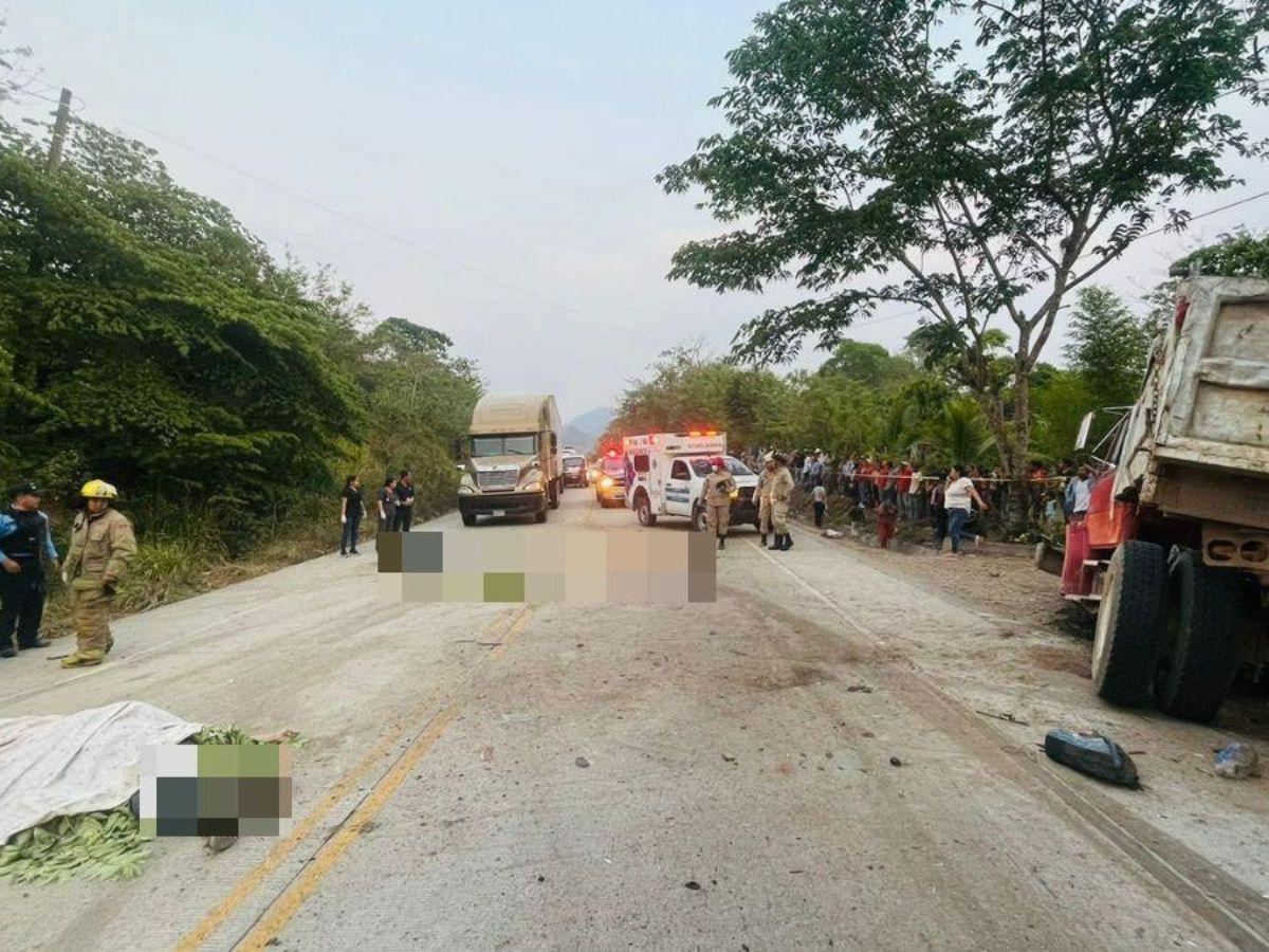 Continúa prófugo conductor que provocó accidente donde murieron ocho personas en Copán