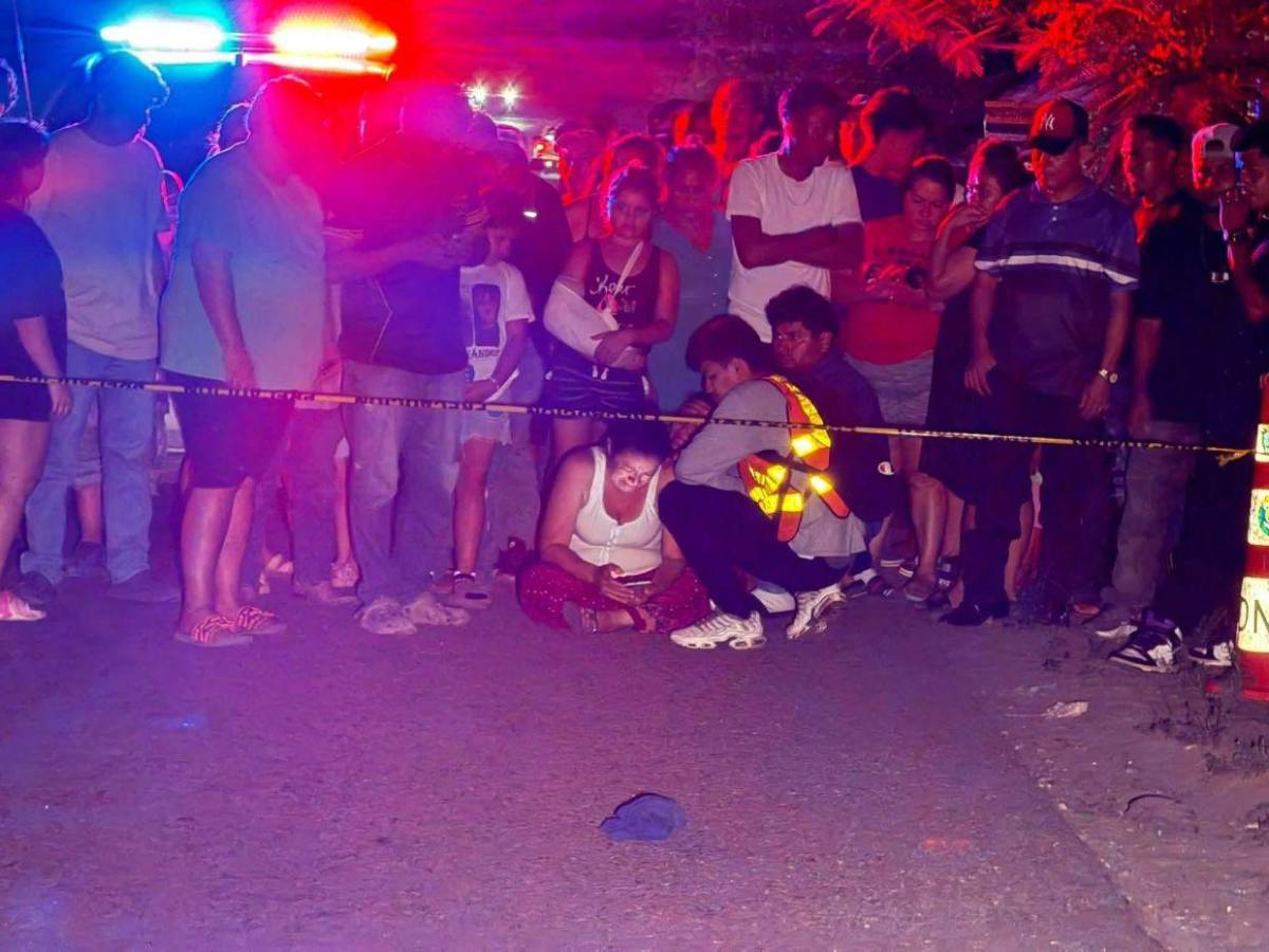 Franklin Urbina, de 15 años, murió carbonizado tras accidentarse en su motocicleta en Cortés