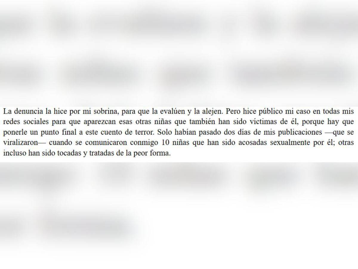 Capturas revelan que Anahí Iglesias intentó ayudar a niñas abusadas por su hermano