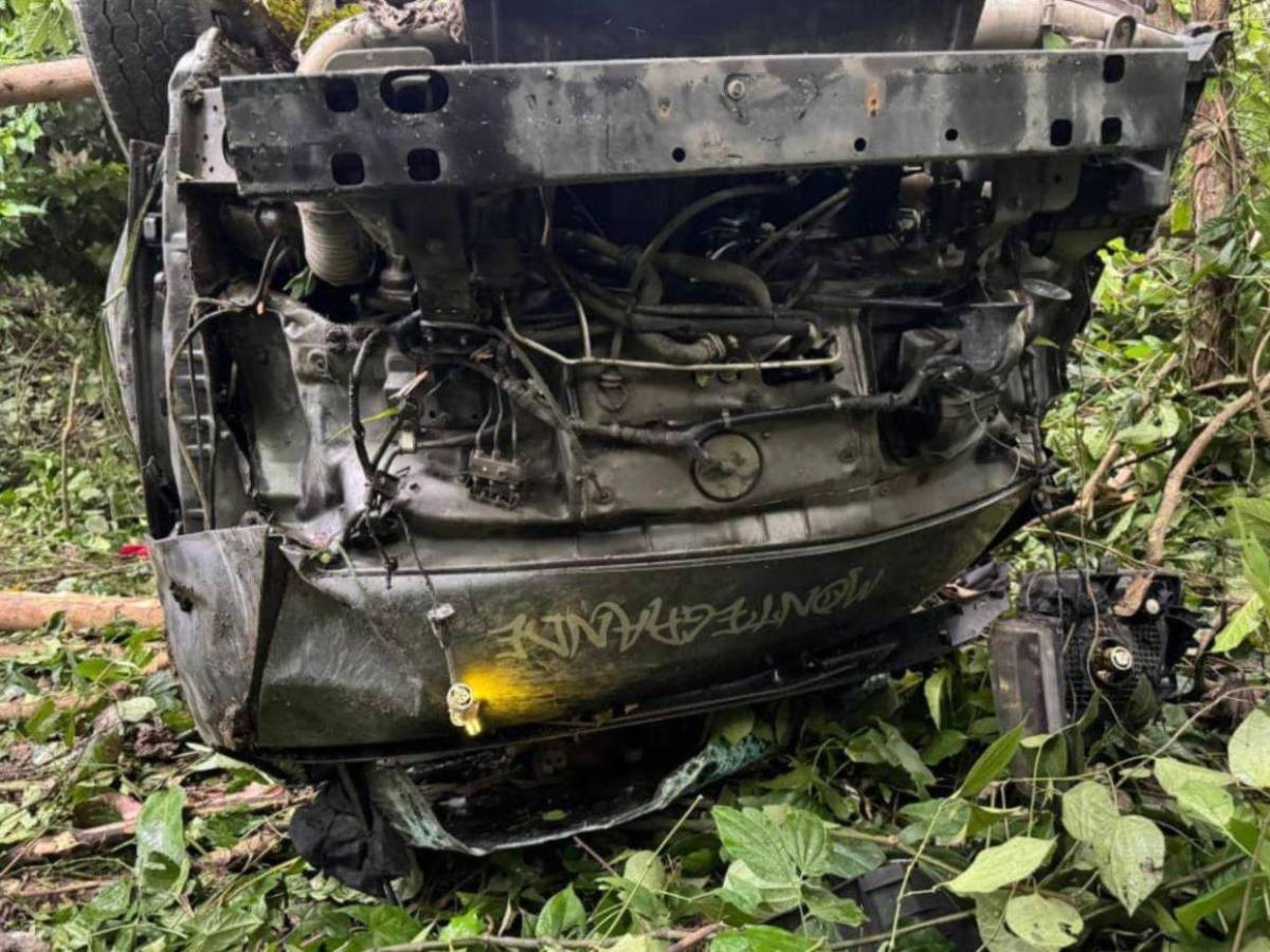 Jonathan Reyes, conductor de bus que murió al caer en hondonada en Cofradía