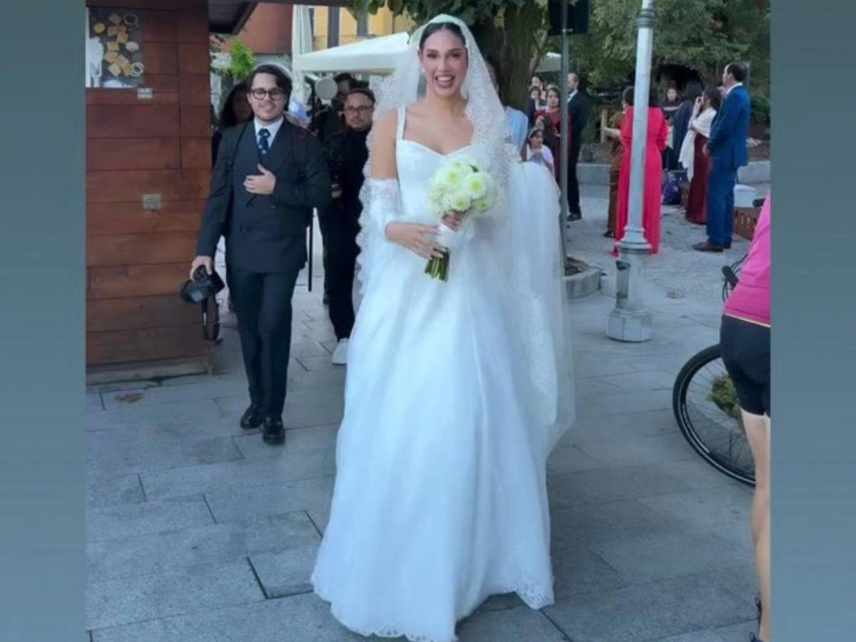 Alejandra Fuentes, Miss Honduras 2025, se casa con Manuel Bardales en Italia