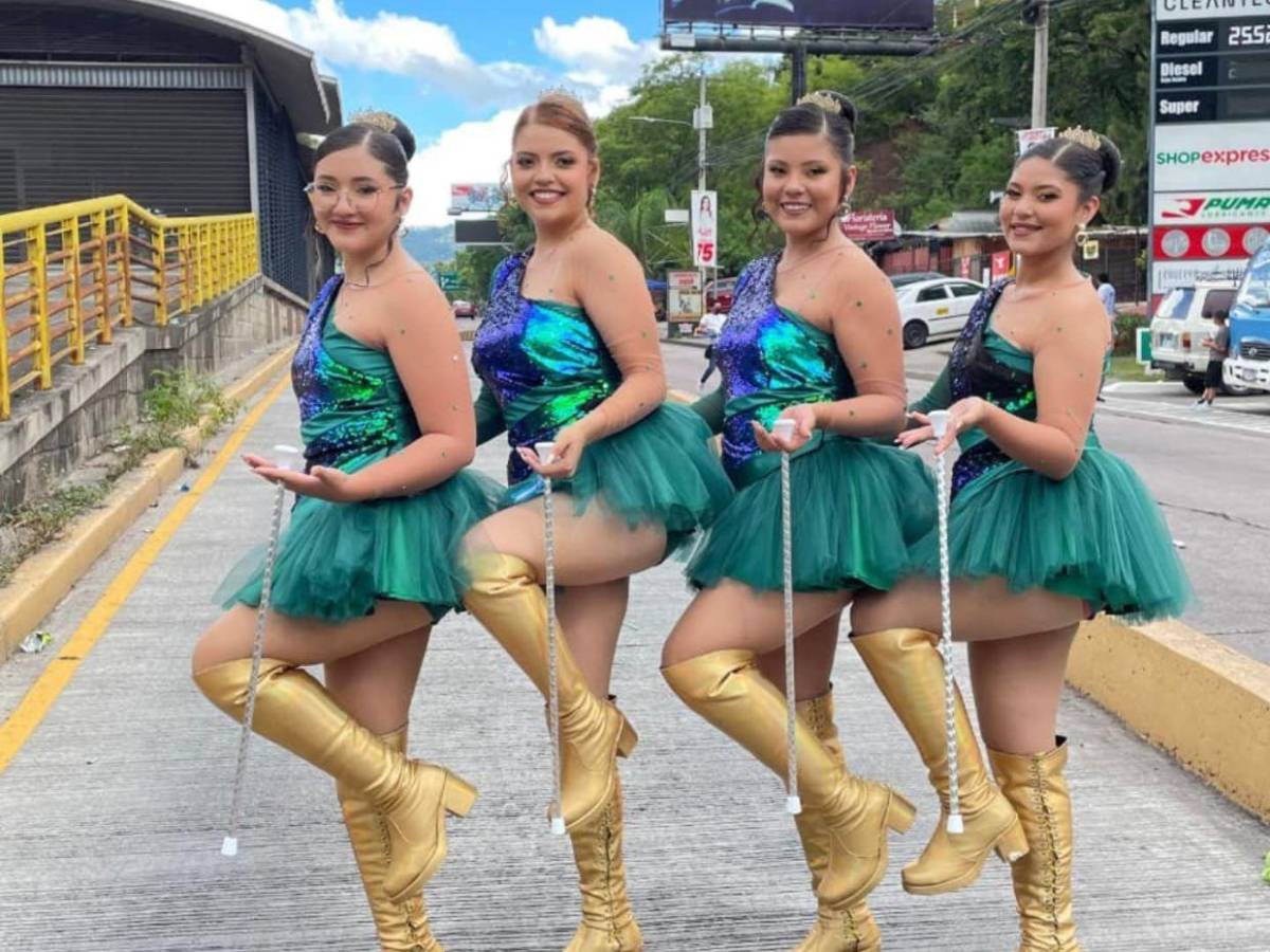 Inspirado en el colibrí esmeralda: palillonas del emblemático ICVC en los desfiles 2025