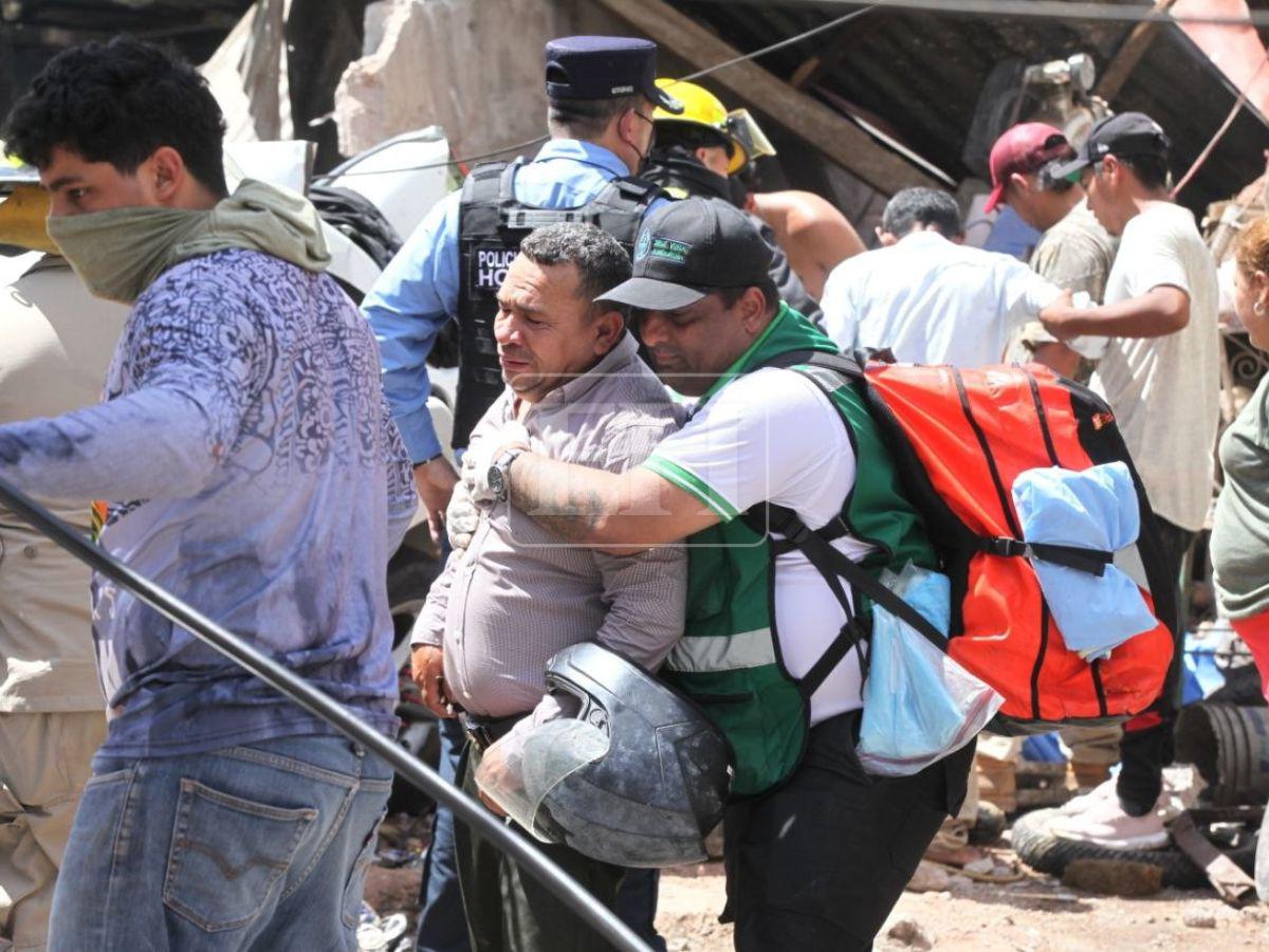 Personas atrapadas, llantos y desesperación: desgarradoras escenas en Villa Nueva tras el accidente