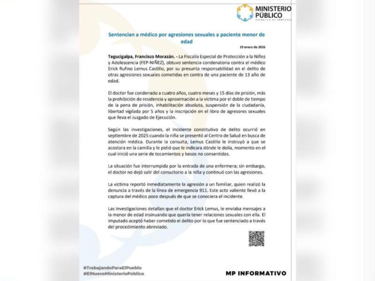 Así era la vida del doctor Lemus antes de ser condenado por abusar de paciente de 13 años