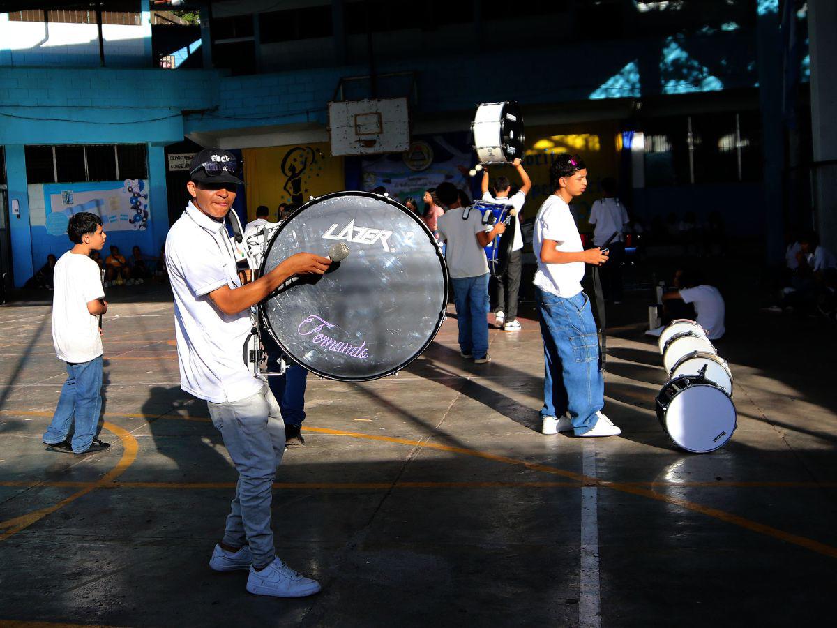 ¡Humo de colores! Así sorprenderá la banda del Técnico Nueva Suyapa en los desfiles patrios
