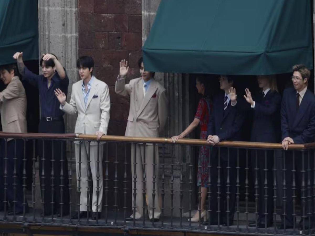 BTS anuncia video inédito de su recorrido por el Palacio Nacional de México