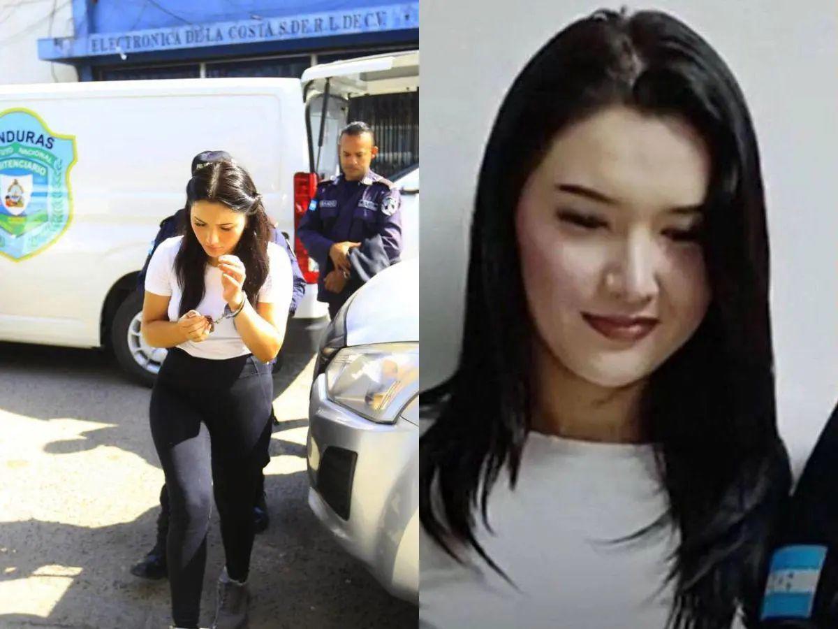 Encadenada de manos y pies: así llegó Katherine a su juicio por abuso contra sus hijastros