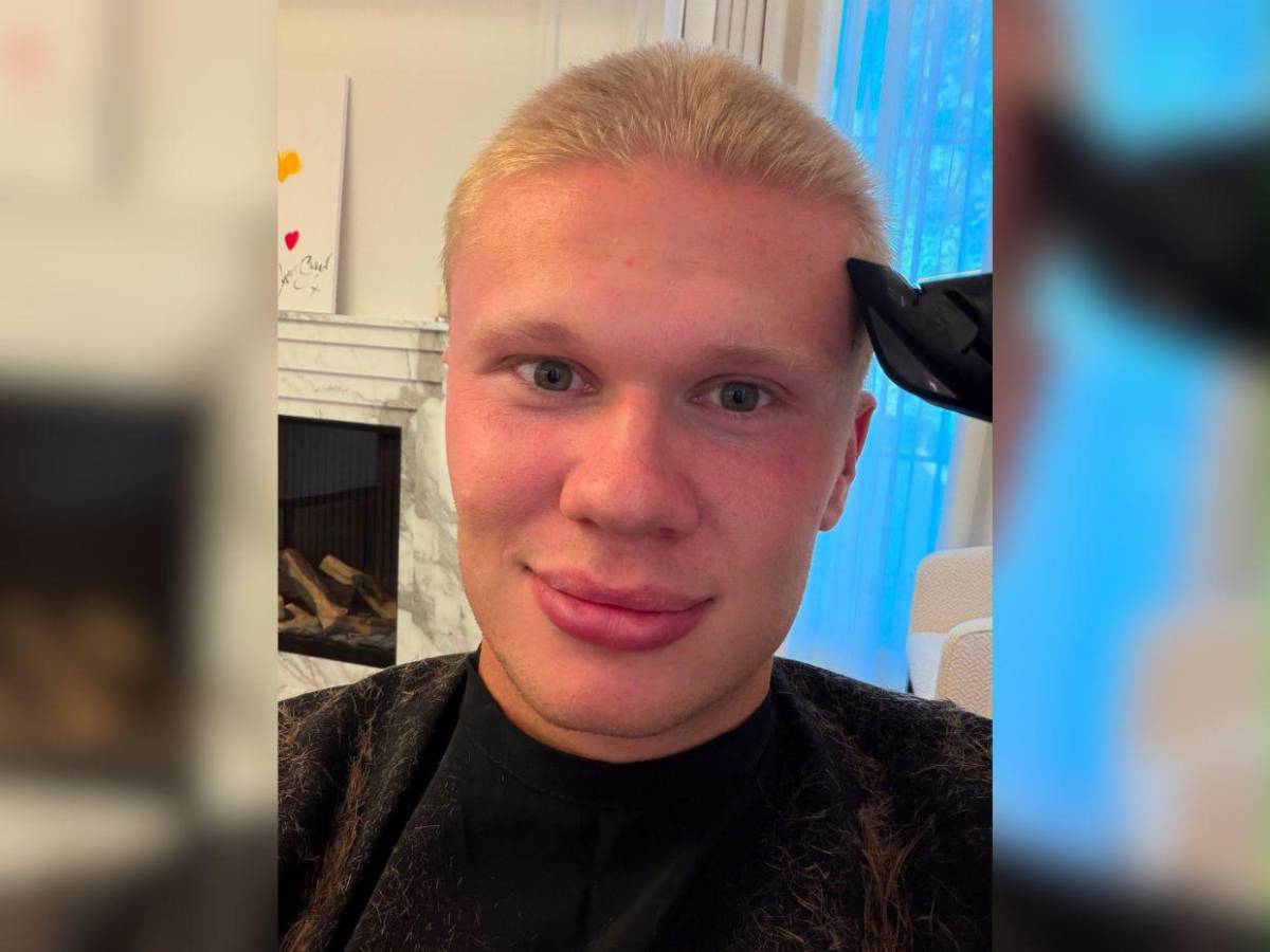 ¡No es IA! Erling Haaland dice adiós a su icónica cabellera rubia: así luce ahora