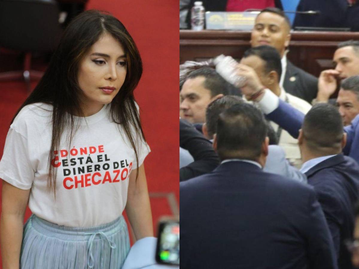 ¿Y el checazo? y diputado lanza agua: el caos en el Congreso Nacional