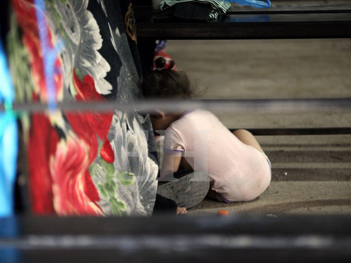 Niños también sufren la emergencia por lluvias: así es el albergue del Divino Paraíso