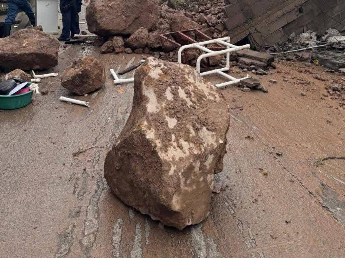 El Reparto se sigue derrumbando: imágenes aéreas de los daños en la zona de riesgo