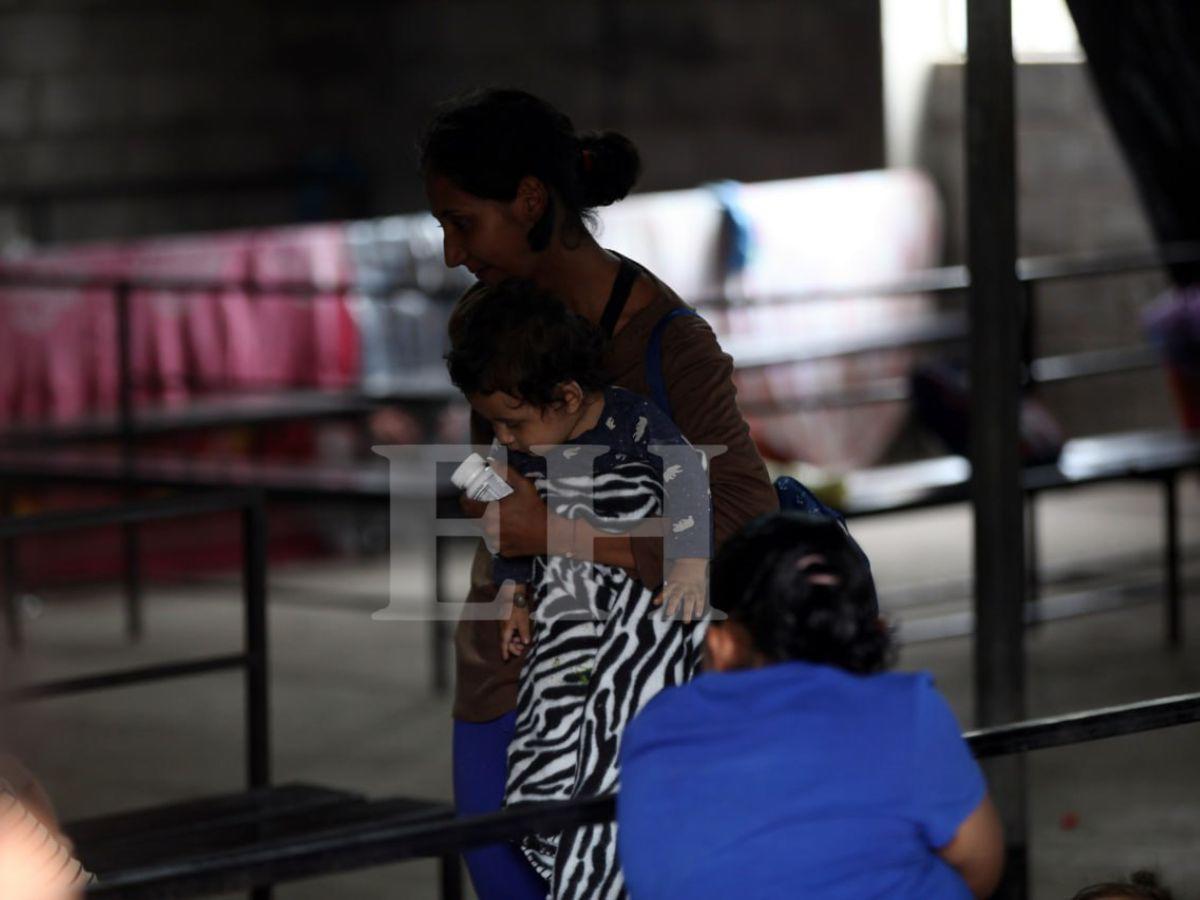 Niños también sufren la emergencia por lluvias: así es el albergue del Divino Paraíso