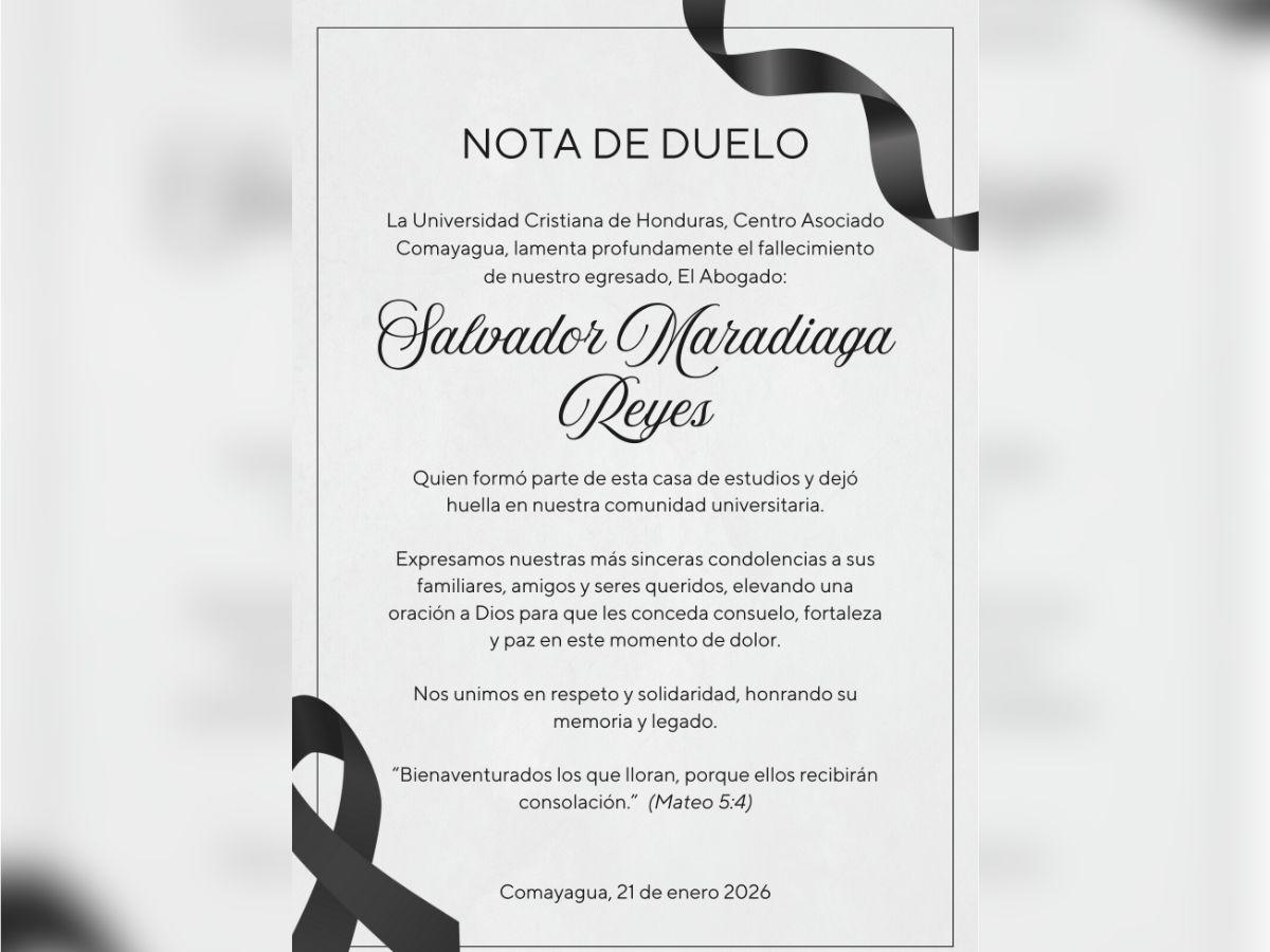 Sicarios llegaron a su bufete  para matarlo: crimen del abogado  Salvador Maradiaga