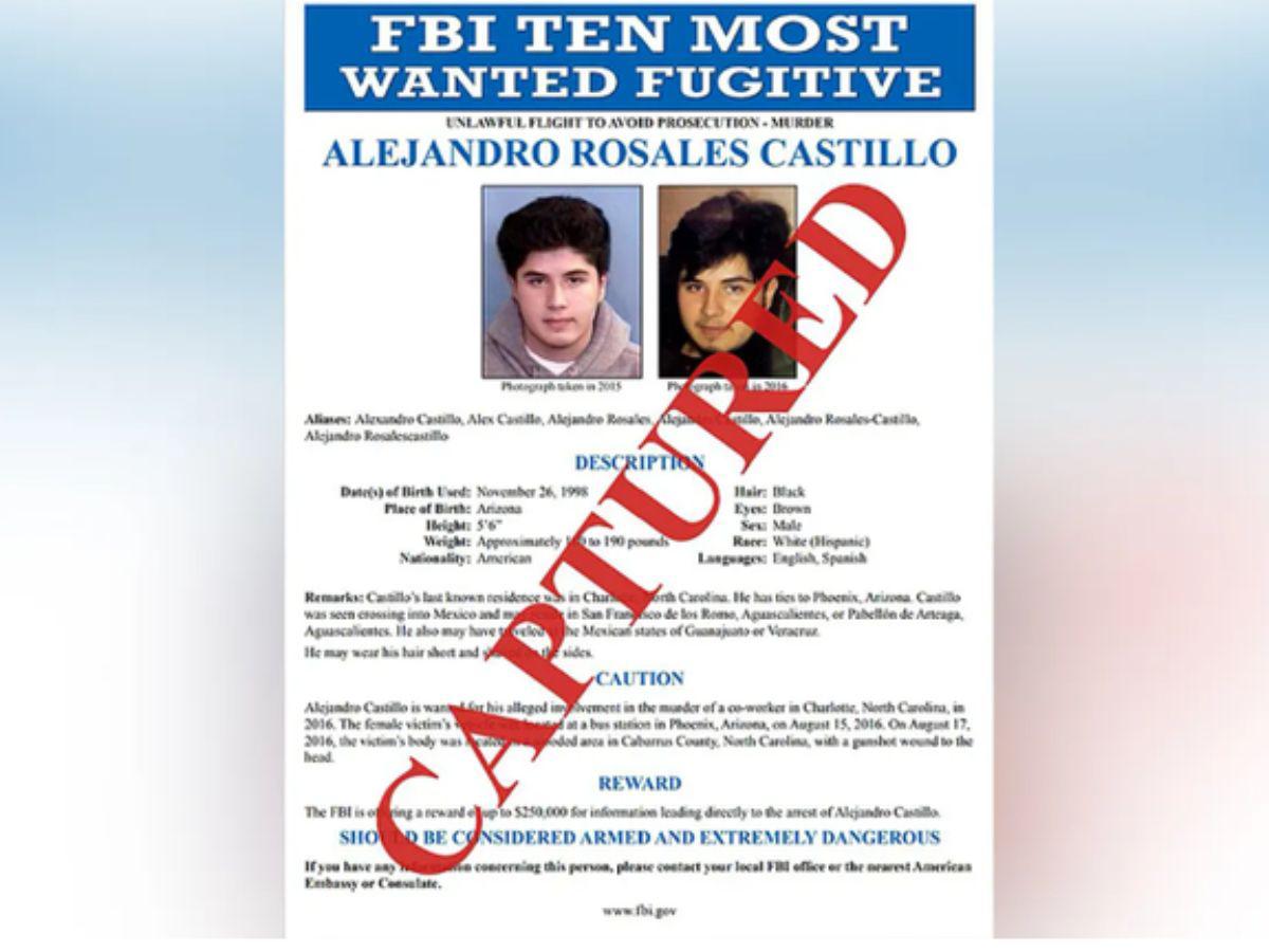 Alejandro Rosales, uno de los diez fugitivos más buscados por el FBI ¿De qué se le acusa?
