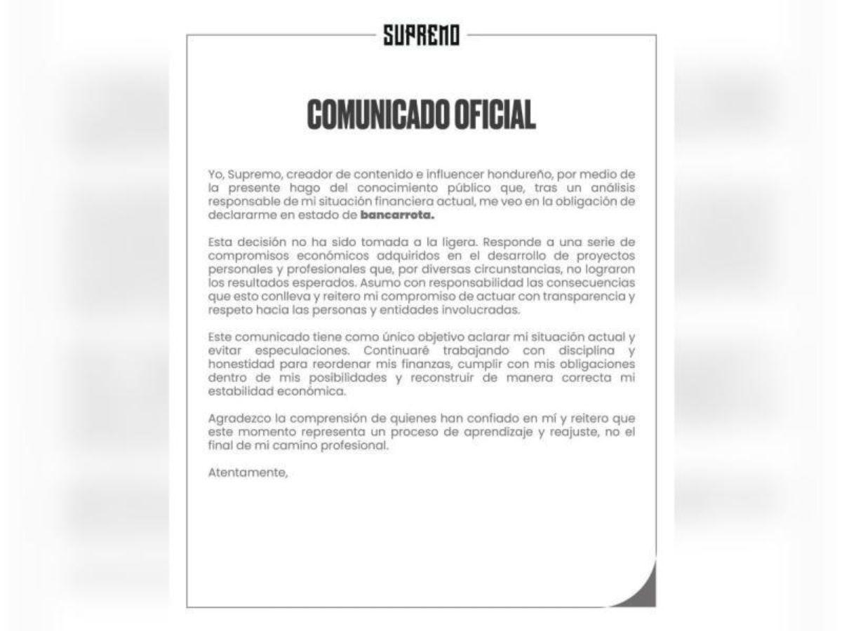 ¿Quién es Kelvin Martínez, el abogado que denunció a Supremo? El mensaje que dejó