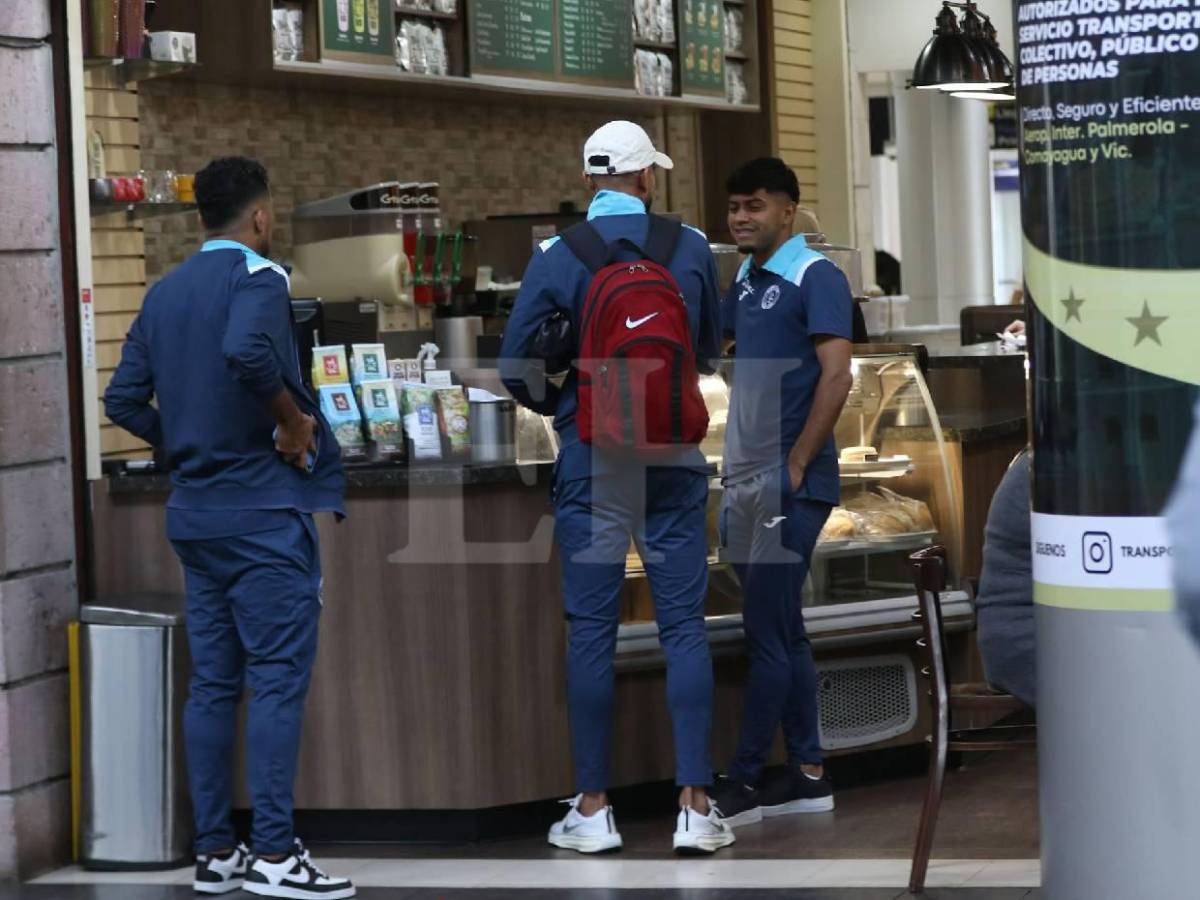 Emilio sorprende y futbolistas que no viajan: Así fue la salida de Motagua rumbo a Belice