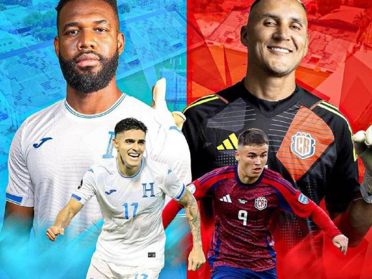 Con sorpresas: Alineación titular de Honduras vs Costa Rica en la eliminatoria de Concacaf