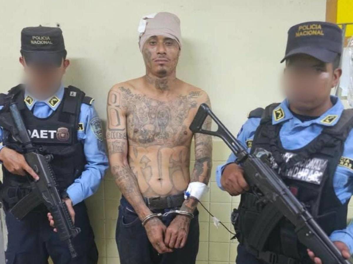 Con tatuajes en el rostro: “El Astuto”, presunto miembro de la Pandilla 18, cae en la colonia Calpules