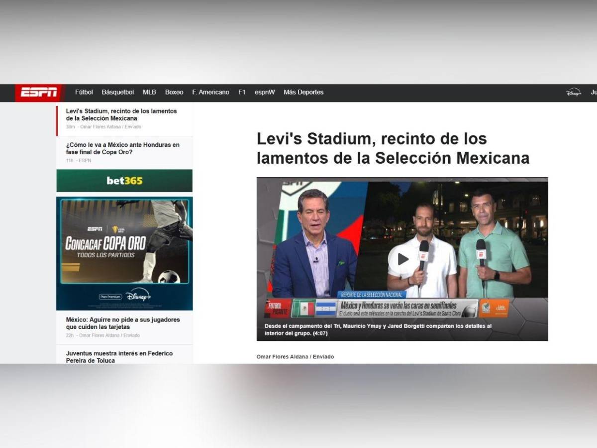 Prensa mexicana calienta la semifinal de México vs Honduras en Copa Oro 2025