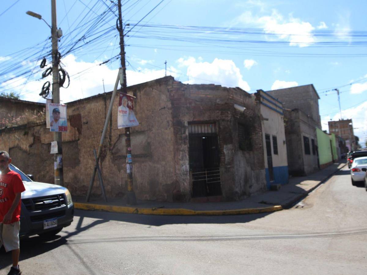 Centro histórico de Tegucigalpa se deteriora ante el abandono de sus inmuebles