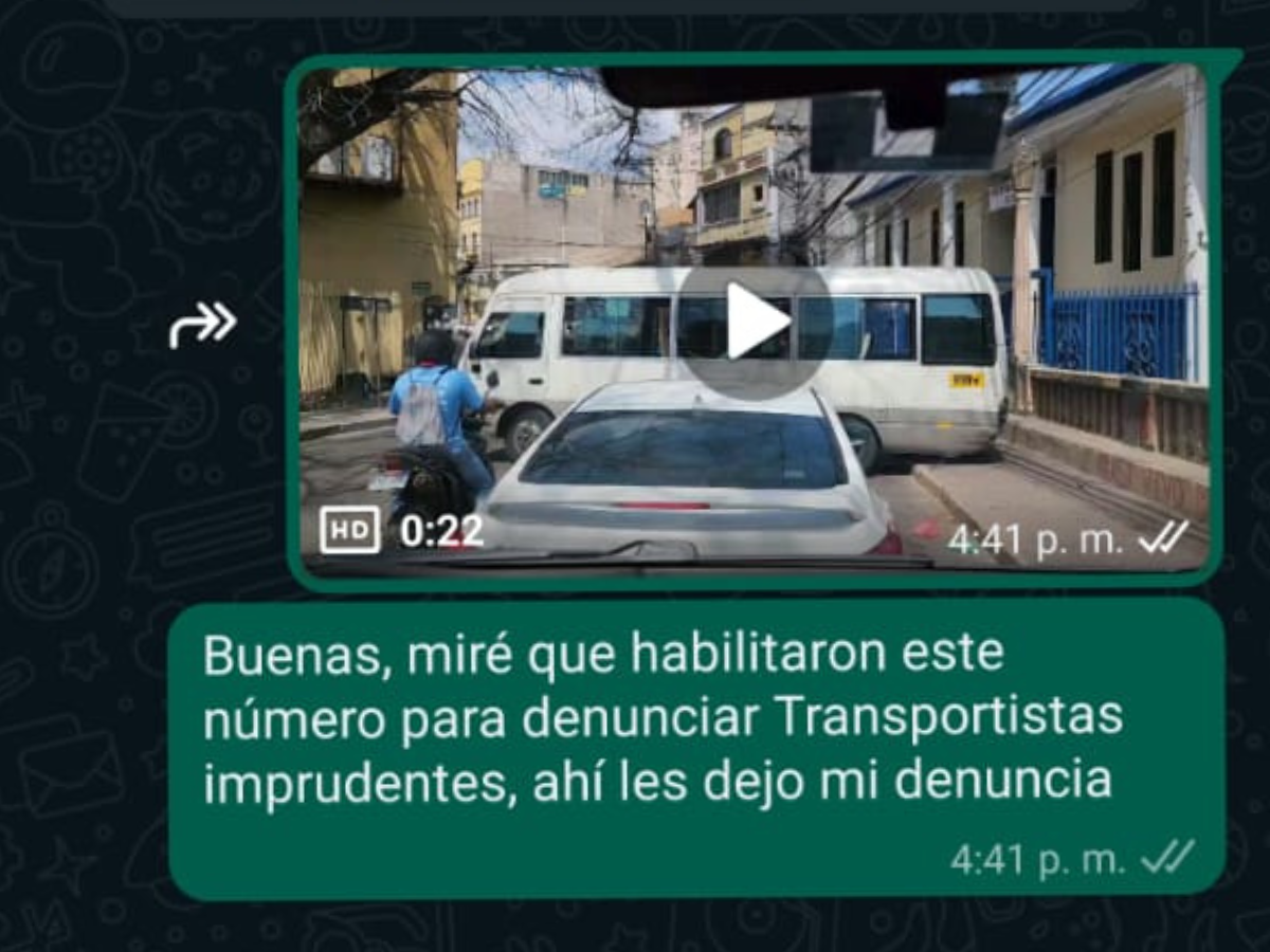 Abren WhatsApp para denunciar conductores, taxistas y transportistas irresponsables