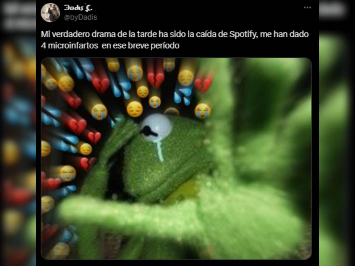 Usuarios reaccionan con memes a la caída de Spotify: Aquí los mejores Usuarios reaccionan con memes a la caída de Spotify: Aquí los mejores