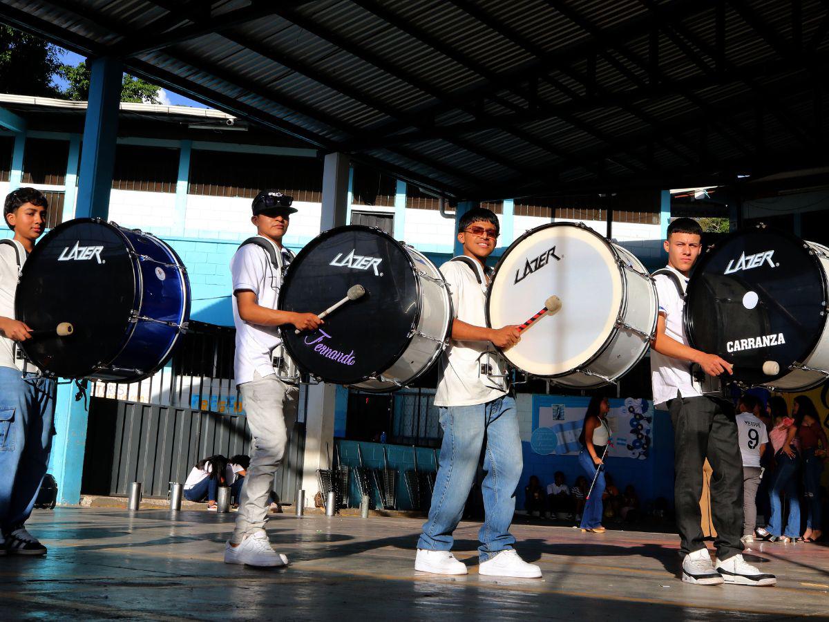¡Humo de colores! Así sorprenderá la banda del Técnico Nueva Suyapa en los desfiles patrios
