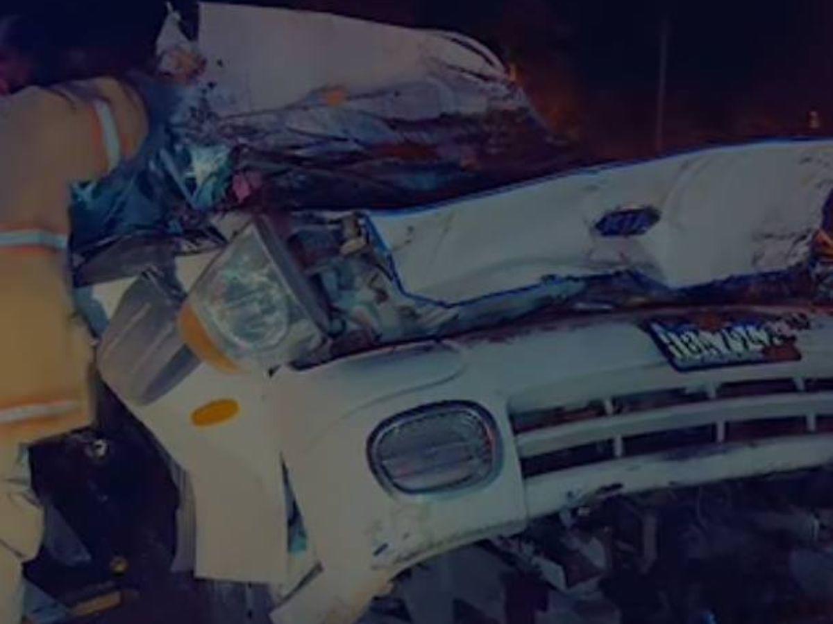 Los cuerpos quedaron atrapados en el amasijo de hierro: dos muertos deja accidente de tránsito