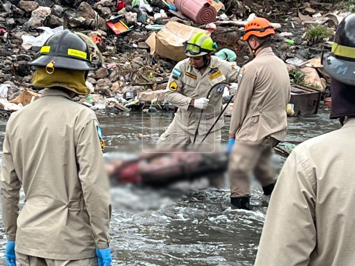 Su cuerpo ya estaba rígido: así rescataron a hombre hallado muerto en el río Choluteca
