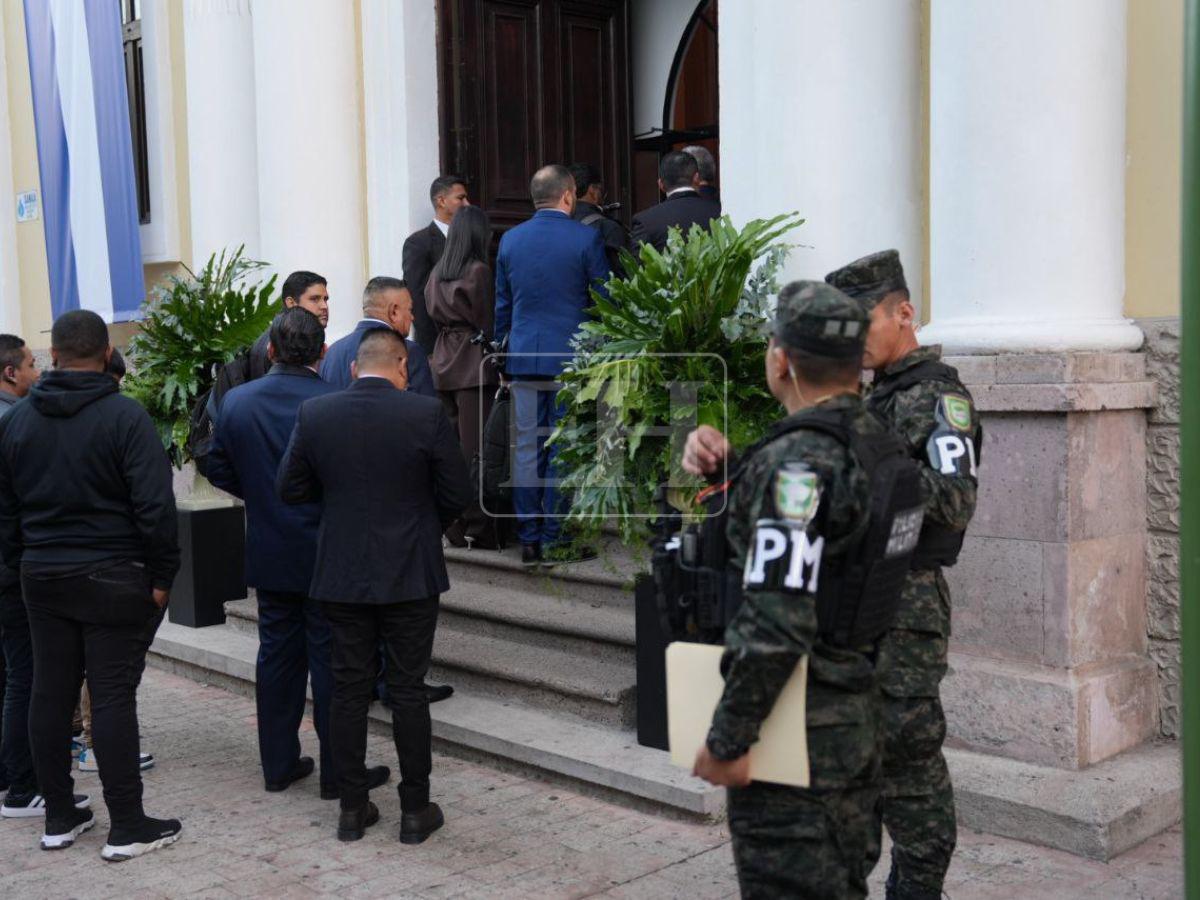 Nasry Asfura presente: ambiente en el MIN previo a la toma de posesión de Juan Diego Zelaya