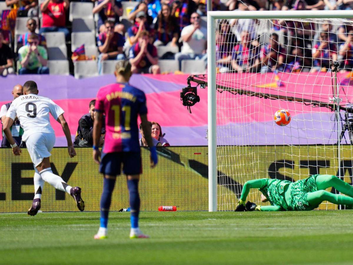Mbappé rompe histórico récord en el clásico Barcelona vs Real Madrid