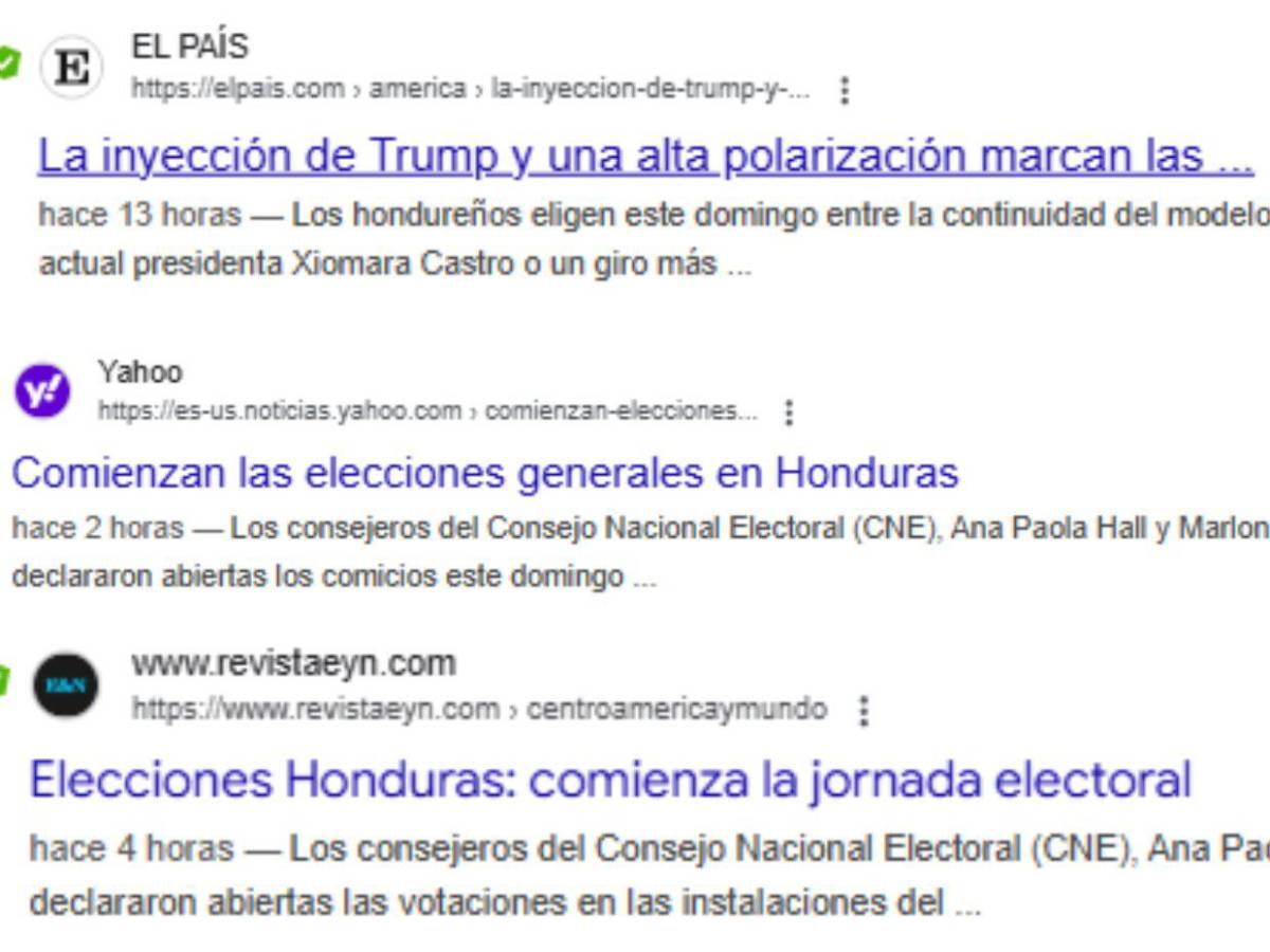 Lo que más destaca la prensa internacional sobre las elecciones Honduras 2025