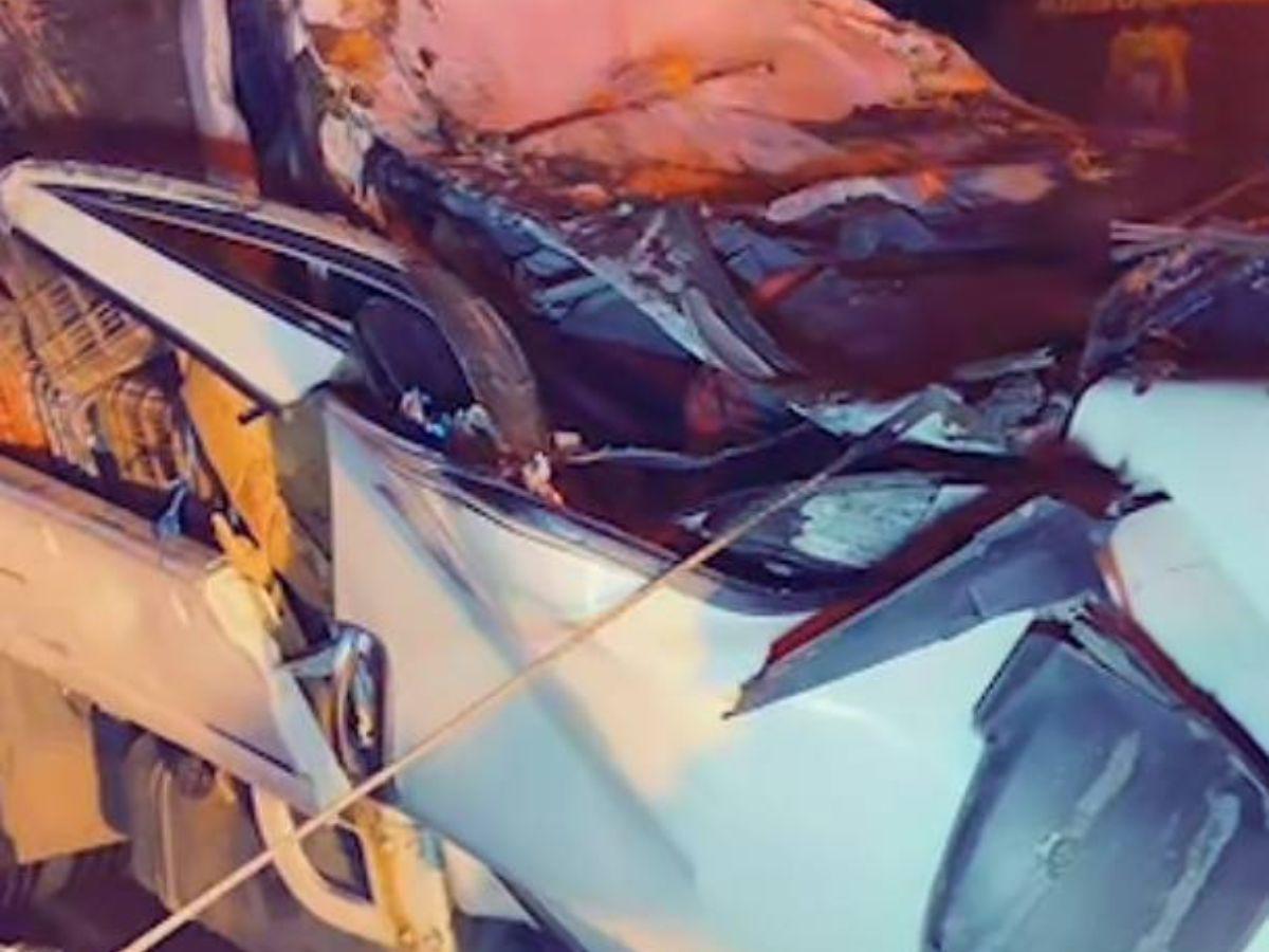 Los cuerpos quedaron atrapados en el amasijo de hierro: dos muertos deja accidente de tránsito