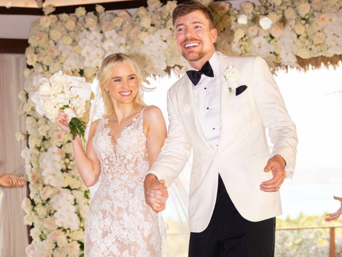MrBeast revela las primeras fotografías de su íntima boda con Thea Booysen