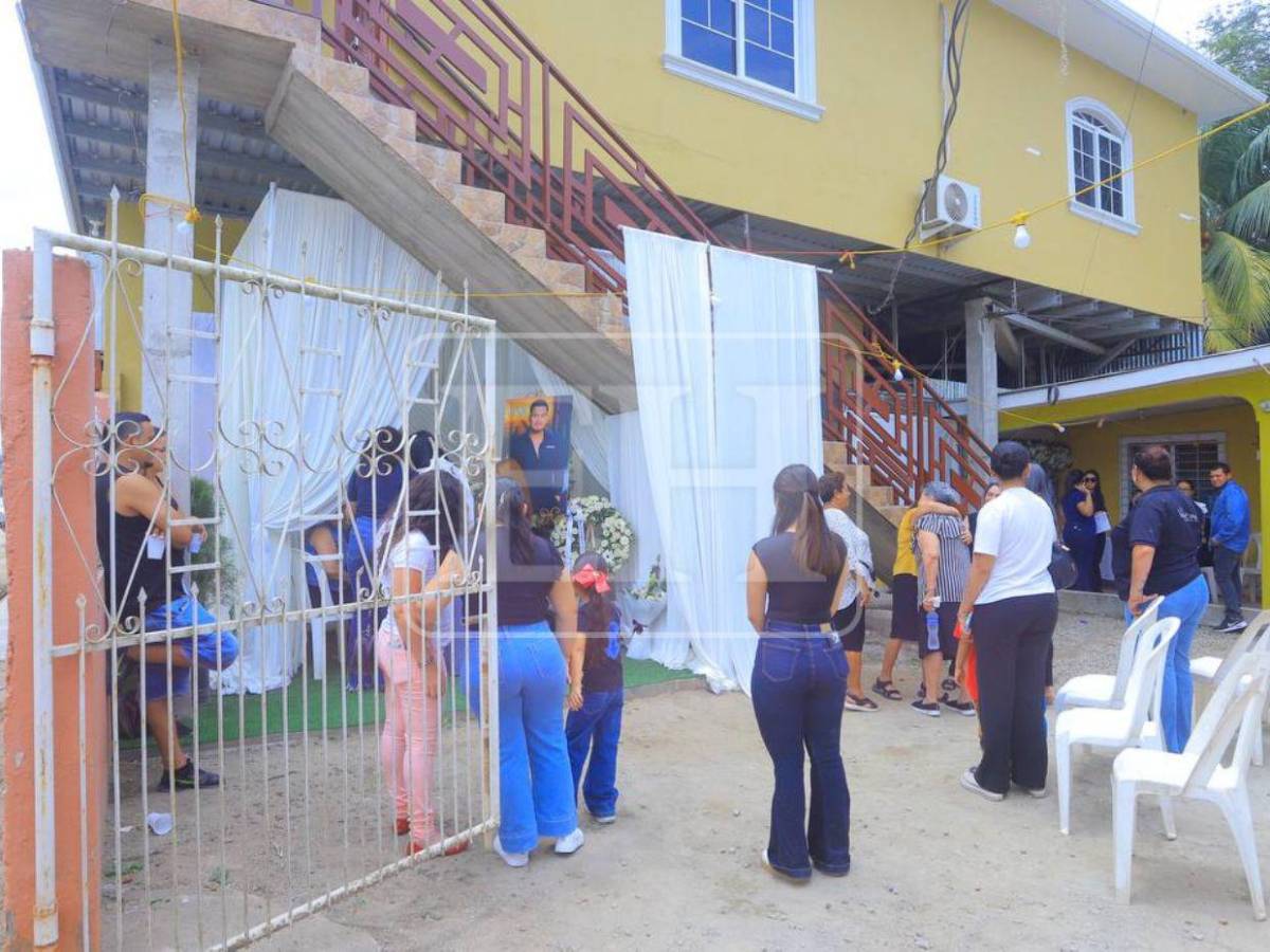 Último adiós a Hernán Martínez en Cofradía, Cortés: familia y amigos lo despiden en velorio
