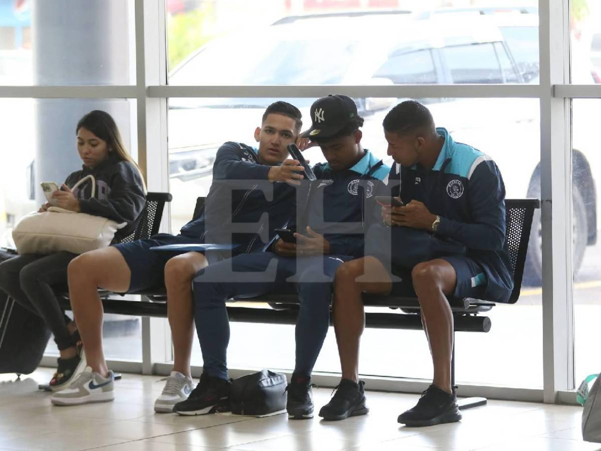 Emilio sorprende y futbolistas que no viajan: Así fue la salida de Motagua rumbo a Belice