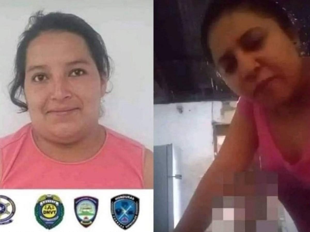 La mujer de la izquierda (blusa rosa sin mangas) es la que murió y estaba acusada de maltratar a su pareja y a su hija; la mujer que aparece en la captura de video a la derecha (blusa rosa con manga) es la que permanece presa por quemar a su hijo.