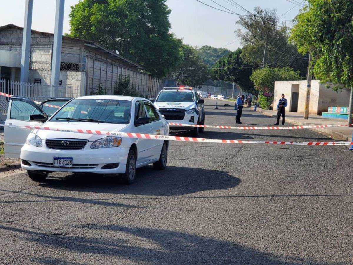 A disparos asesinan a taxista en colonia Miraflores de la capital