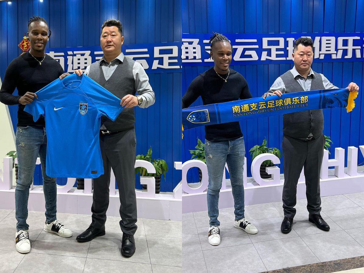 Rubilio Castillo fue presentado oficialmente como jugador del Nantong de China