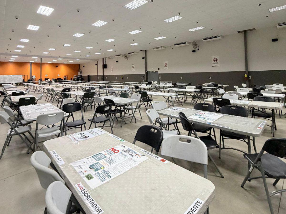 Centro Logístico Electoral listo, pero sin avance en el escrutinio especial del CNE