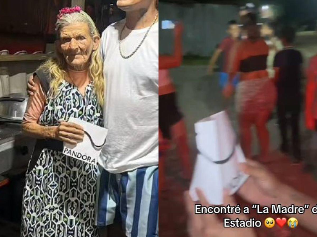Supremo halla a abuela que vendía chicles en partido de tiktokers y se viralizó: ¿qué le regaló?