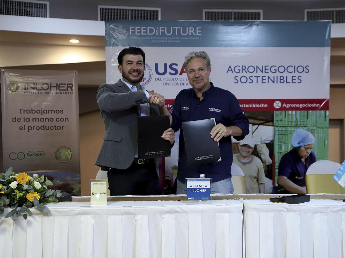 USAID a través de Agronegocios Sostenibles, e Inloher firman innovadora alianza