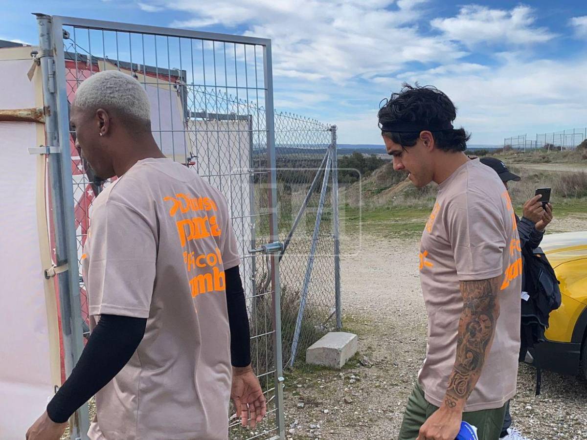 Clima frío y novedades: así fue el tercer día de entrenamiento de Honduras en España