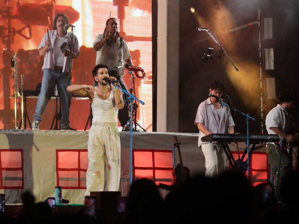 Las imágenes que dejó el concierto de Camilo en Honduras